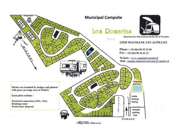 Campsite map