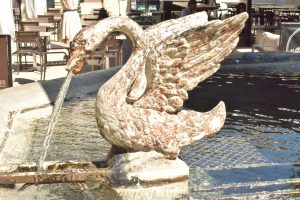 fontaine Cygne : Maussane proche de Avignon, Arles, Camargue